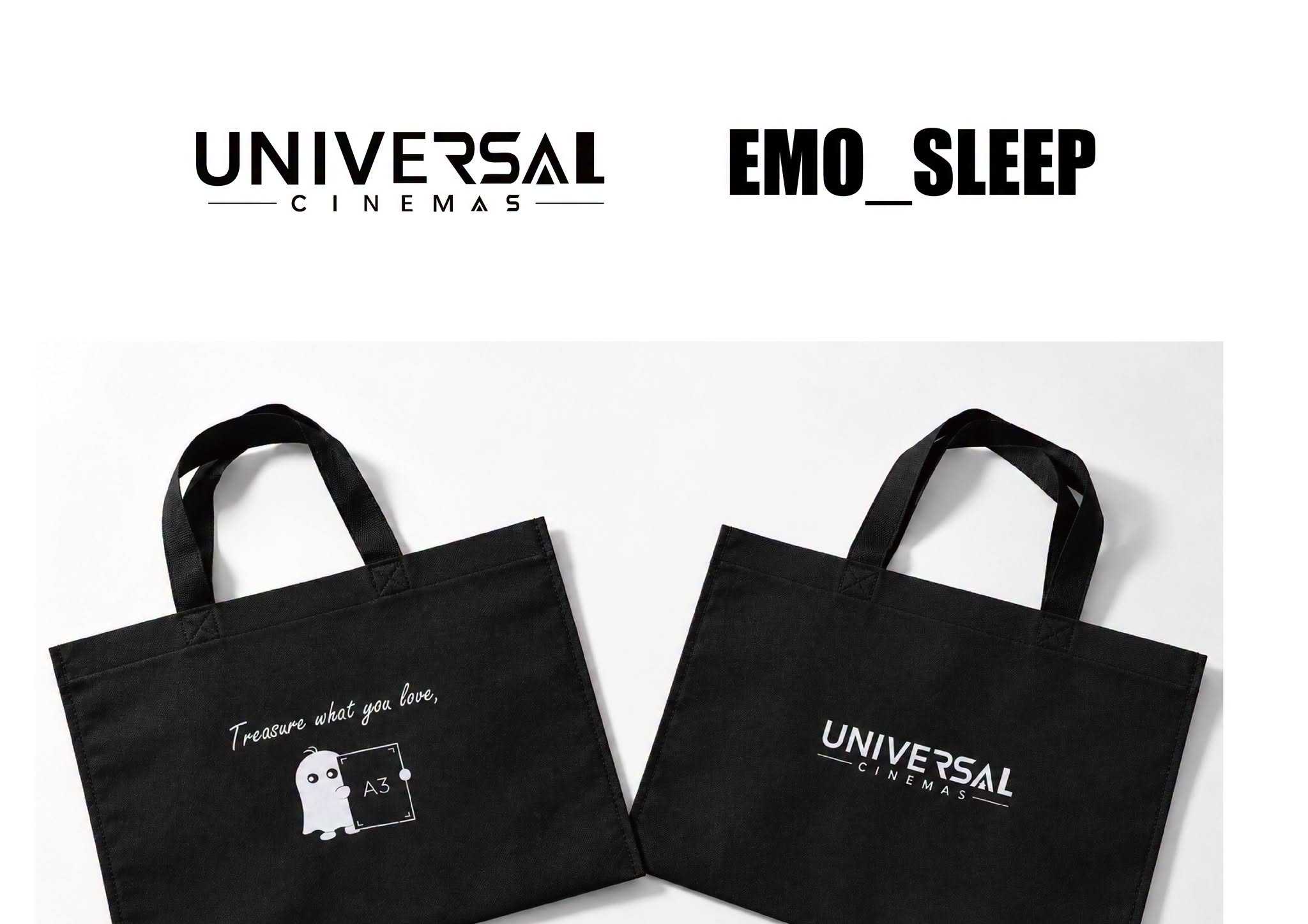 【環球影城體系 × EMO_SLEEP 聯名海報收納袋】